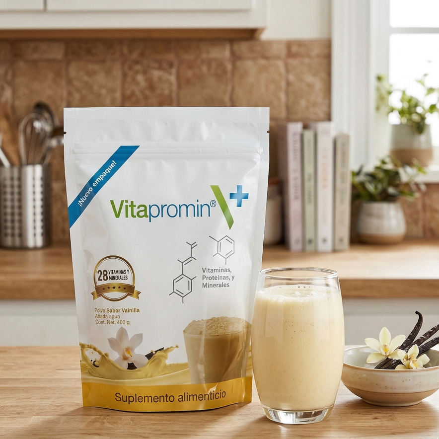 Vitapromin Sabor Vainilla 400 Gr. Vitaminas, Proteínas y Minerales
