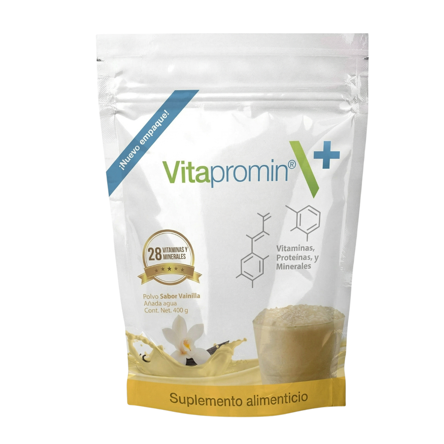 Vitapromin Sabor Vainilla 400 Gr. Vitaminas, Proteínas y Minerales
