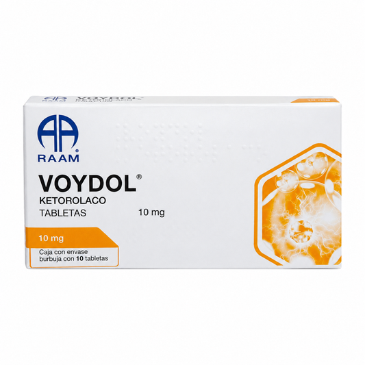 Voydol Ketorolaco 10 Mg 10 Tabletas