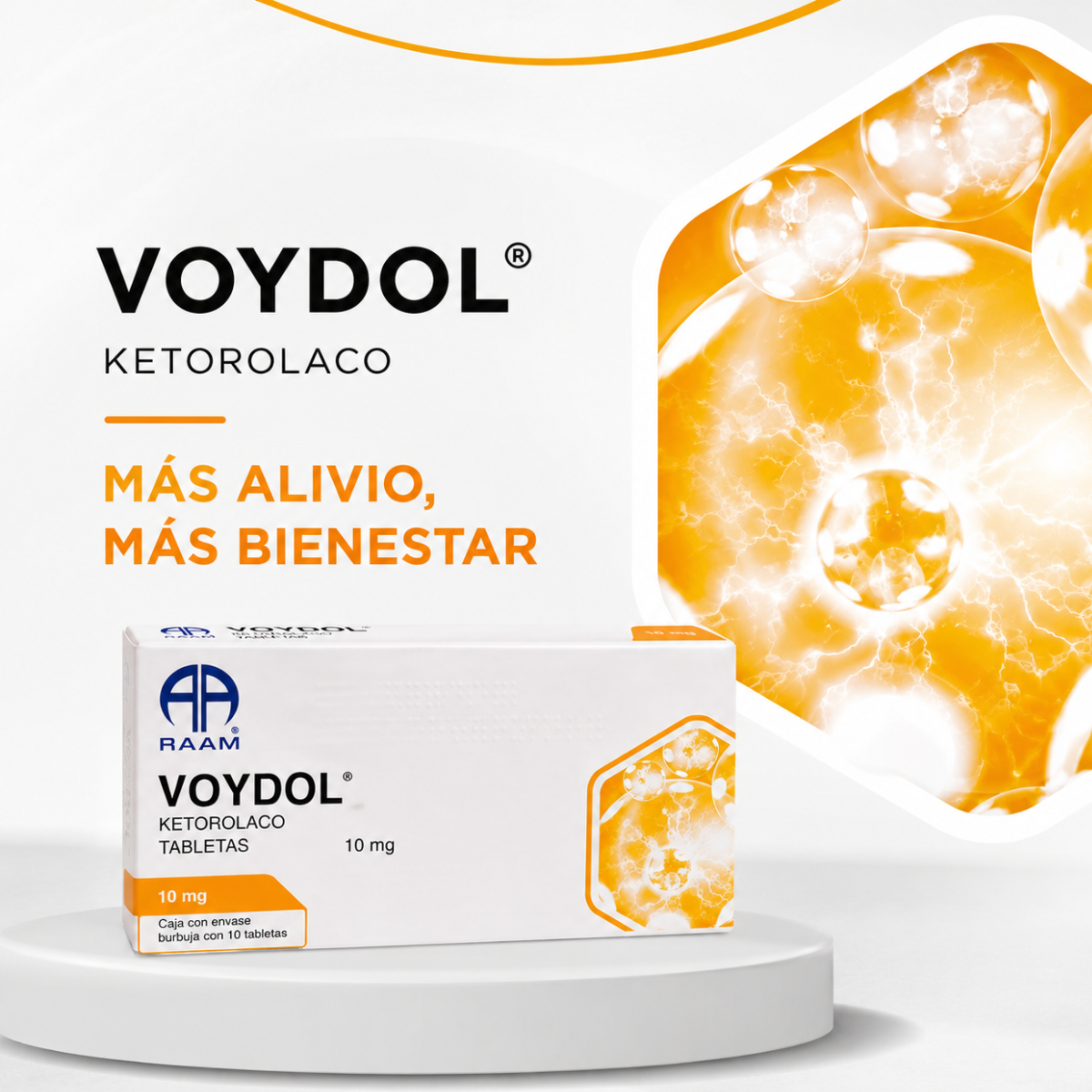Voydol Ketorolaco 10 Mg 10 Tabletas