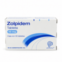 Zolpidem 10 Mg Caja con 30 Tabletas