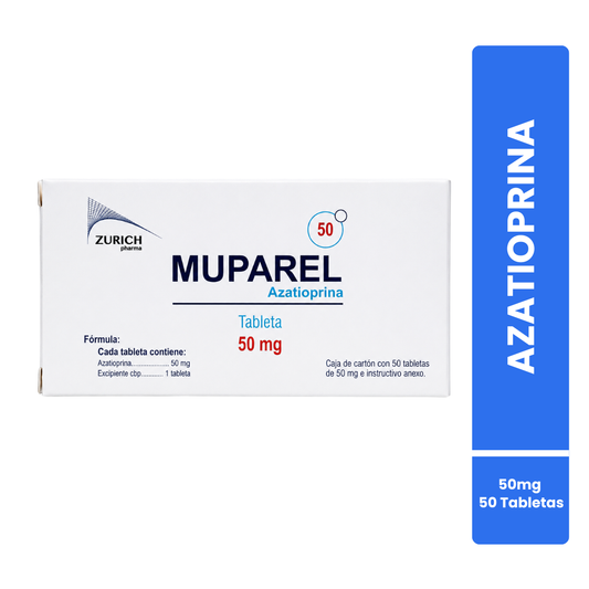 Muparel Azatioprina 50 Mg Caja con 50 Tabletas Zurich
